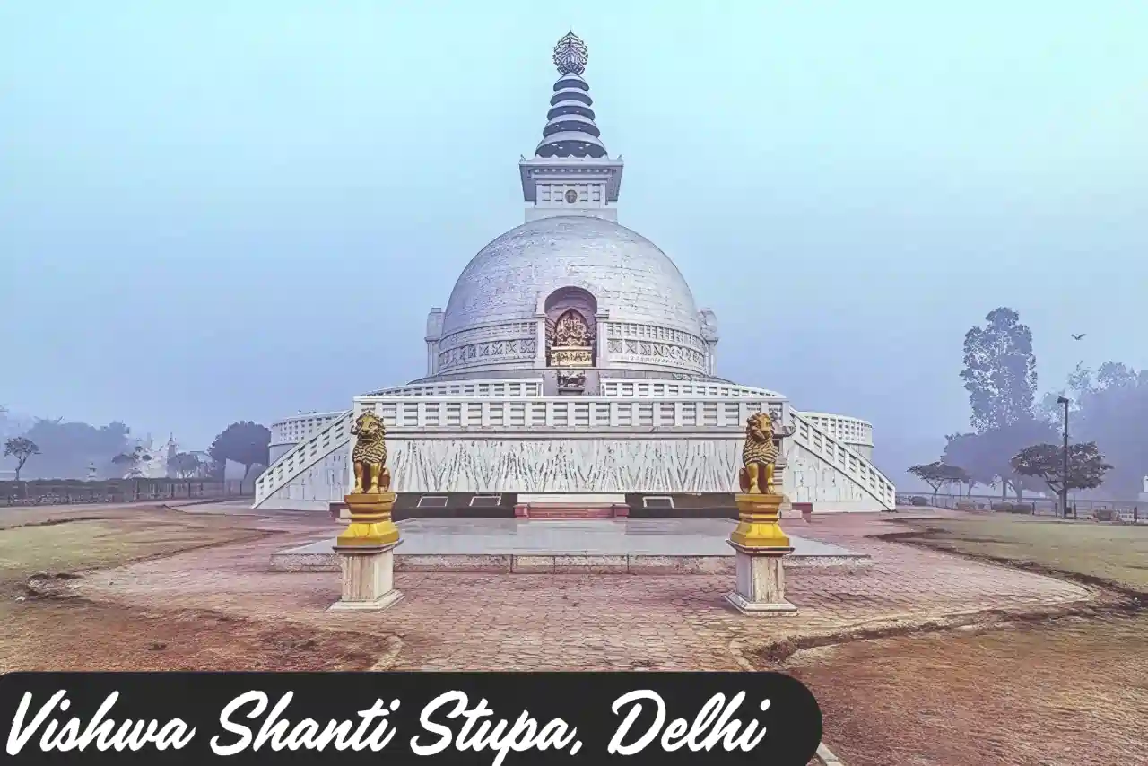 Day 6/100 in Delhi: Vishwa Shanti Stupa - Incredible Delhi, India